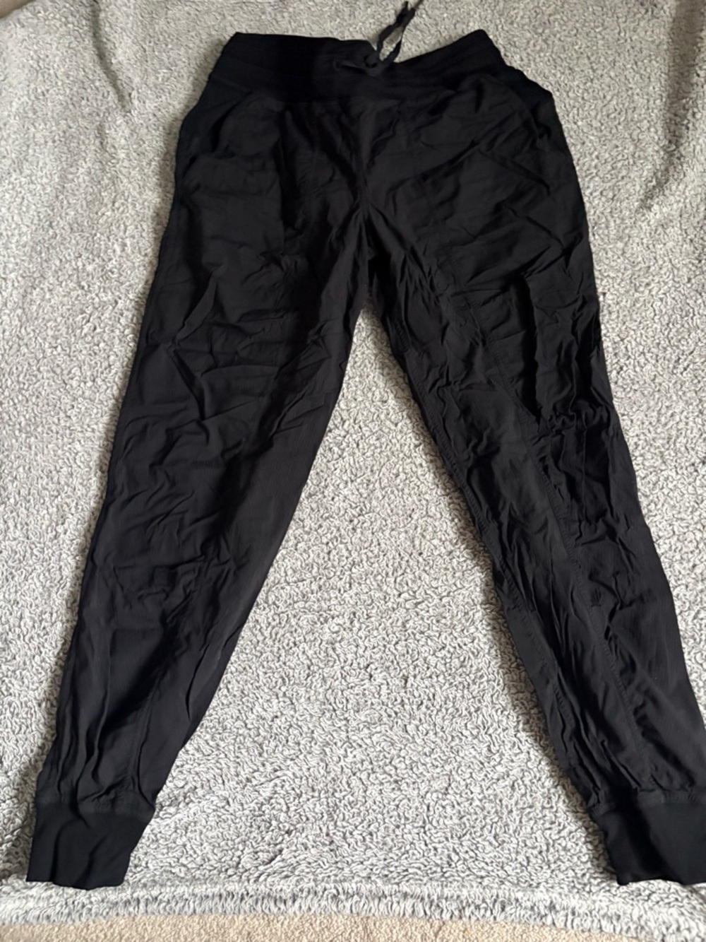 lululemon athletica Black Tapered Jogger Pants